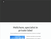 Tablet Screenshot of helichem.nl